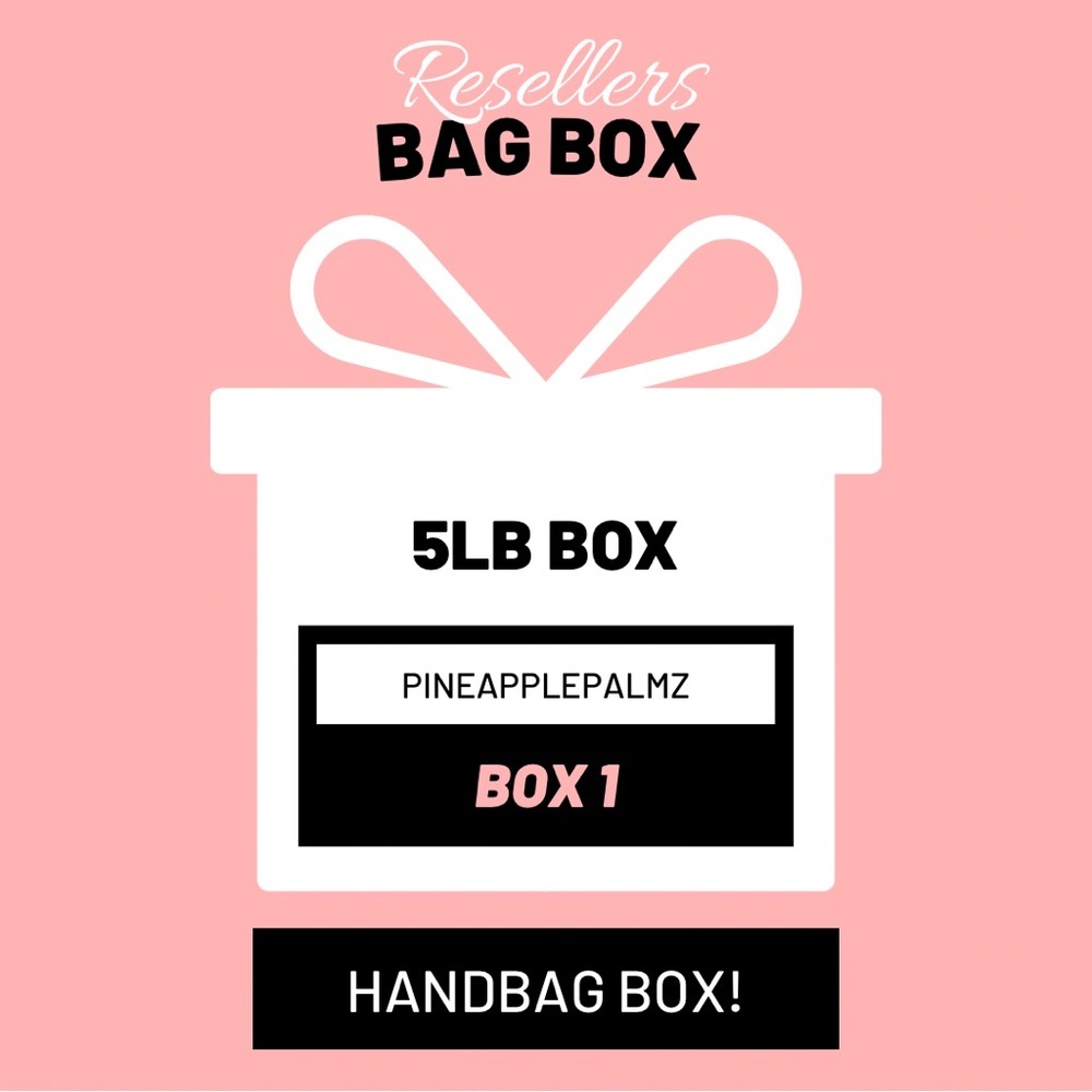 RESELLERS Bag Box Handbags Purses Wallets Random Brands & Sizes Up to 5lbs
